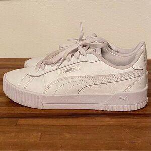 Puma Carina Woman's Size 7.5 White
